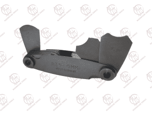 Radius gauge template size 7.5 to 15 mm