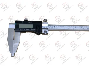 کولیس دیجیتال نیم متری برند ESKA با بدنه استنلس استیل و دقت 0.01میلی‌متر