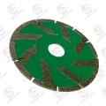 دیسک الکتروپلیت سبز چاکدار EGELI برای برش مصالح ساختمانی و سنگ