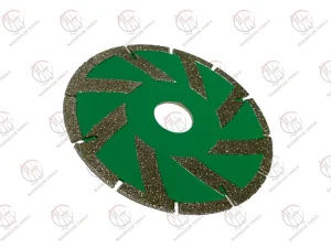 دیسک الکتروپلیت سبز چاکدار EGELI برای برش مصالح ساختمانی و سنگ