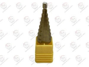 مته کاجی طلایی سایز 4 تا 20 میلی‌متر HSS-E مناسب سوراخ‌کاری فلز