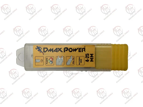 مته کاجی طلایی سایز 4 تا 25 میلی‌متر HSS-E مناسب سوراخ‌کاری فلز