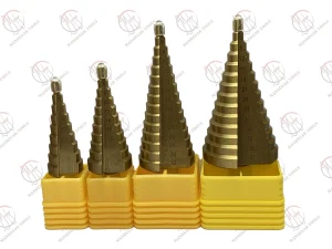 مته کاجی طلایی HSS-E مناسب سوراخ‌کاری فلز