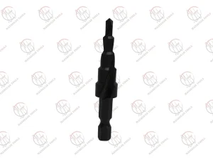 مته کاجی مارپیچ تام مشکی سایز 4 تا 12 میلی‌متر