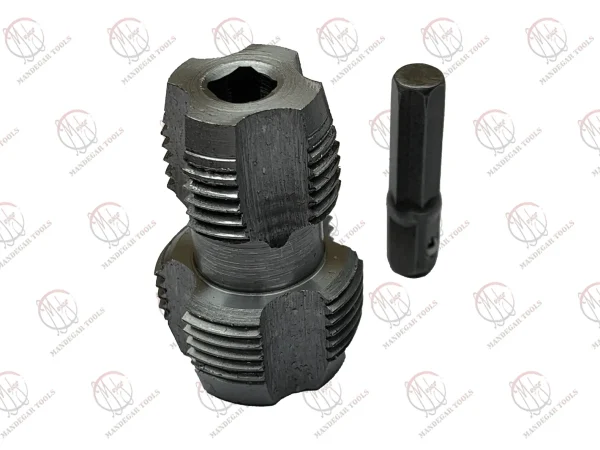 قلاویز دوطرفه PVC فولادی چینی همراه رابط آچار مخصوص لوله‌کشی پلاستیکی