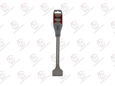 قلم تخریب چهار شیار T.A.M مدل پهن کوتاه کد 14x250x5 برای دریل‌های SDS Plus