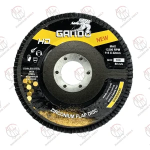 خرید سنباده فلاپ مینی 90 لایه P100 گاندو GANDO سایز 115 میلی‌متر