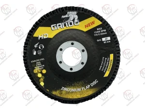 خرید سنباده فلاپ مینی 90 لایه P40 گاندو GANDO سایز 115 میلی‌متر