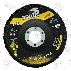 خرید سنباده فلاپ مینی 90 لایه P40 گاندو GANDO سایز 115 میلی‌متر
