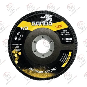 خرید سنباده فلاپ مینی 90 لایه P60 گاندو GANDO سایز 115 میلی‌متر