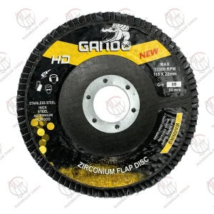 خرید سنباده فلاپ مینی 90 لایه P80 گاندو GANDO سایز 115 میلی‌متر